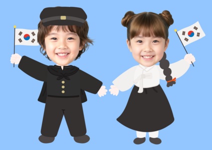 광복절 합성도안